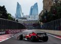 BAKU, AZERBAIJAN - APRIL 30: Charles Leclerc of Monaco driving the (16) Ferrari SF-23 on track during the F1 Grand Prix of Azerbaijan at Baku City Circuit on April 30, 2023 in Baku, Azerbaijan. (Photo by Bryn Lennon - Formula 1/Formula 1 via Getty Images)
